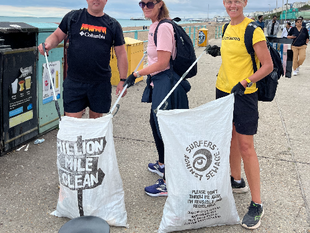 How to Turn a Beach Walk into Action for Veterans and the Planet