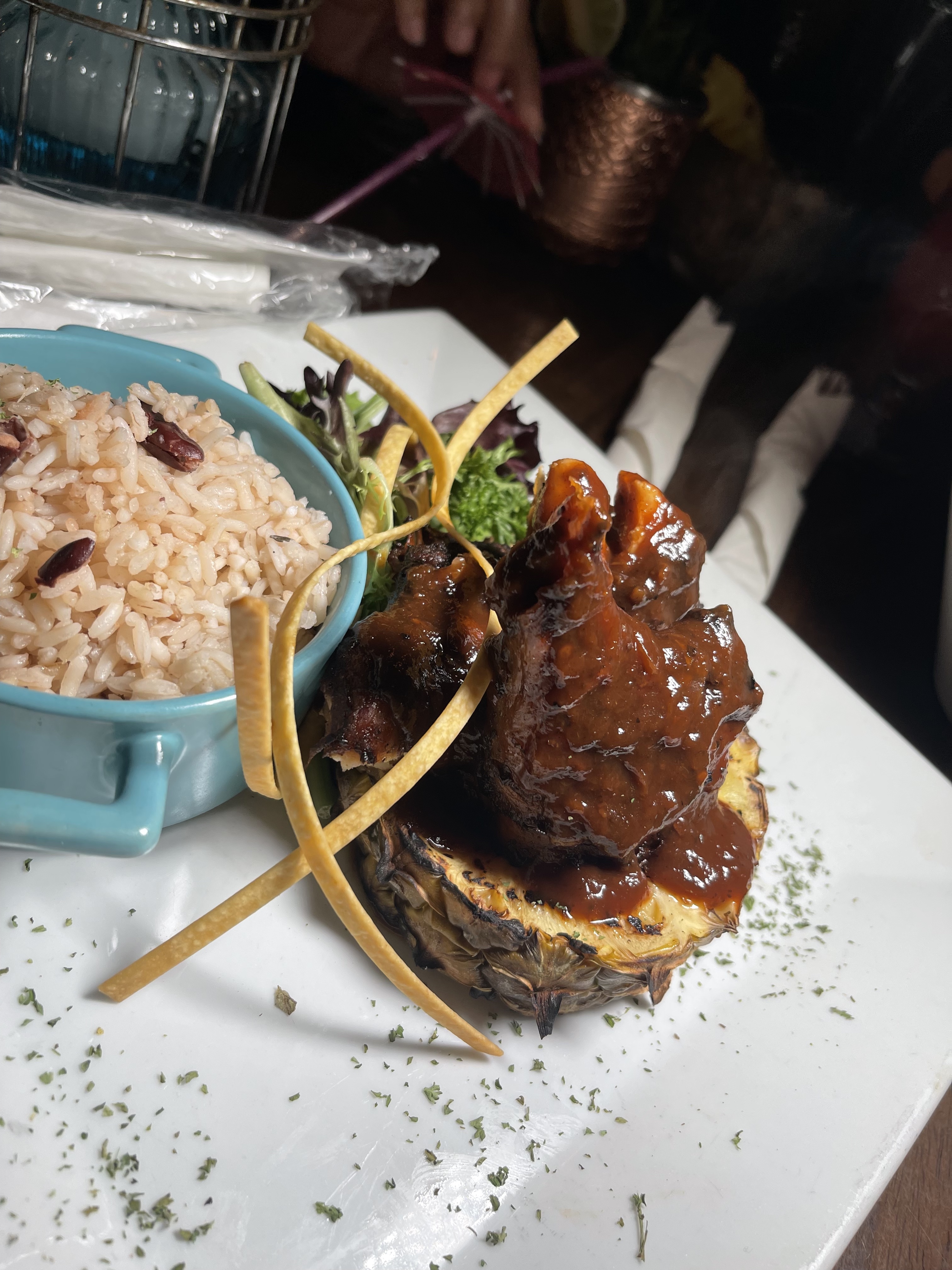 Arranged Food and Objects