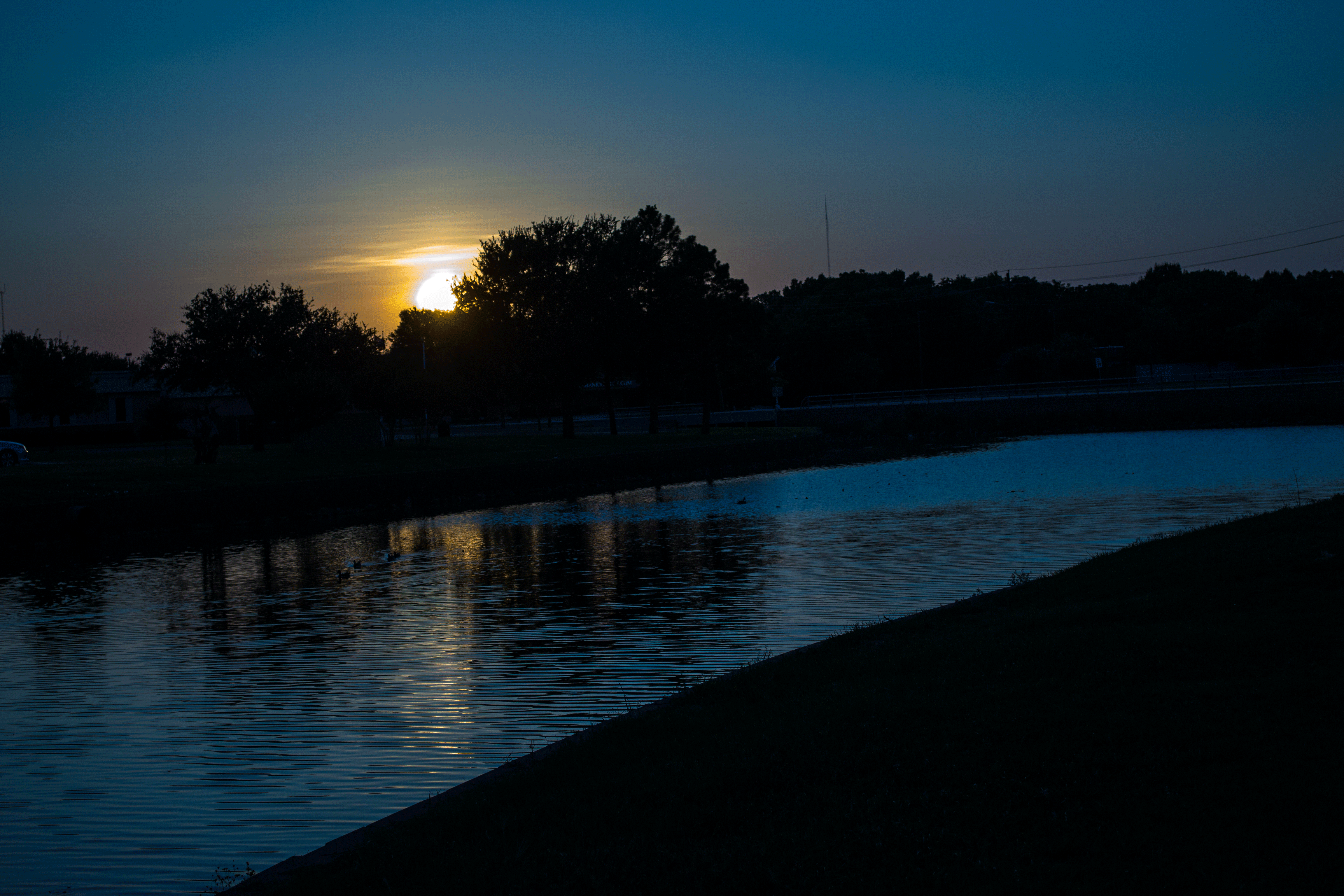 Sunset on Sikes Lake