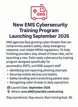 Training announcement