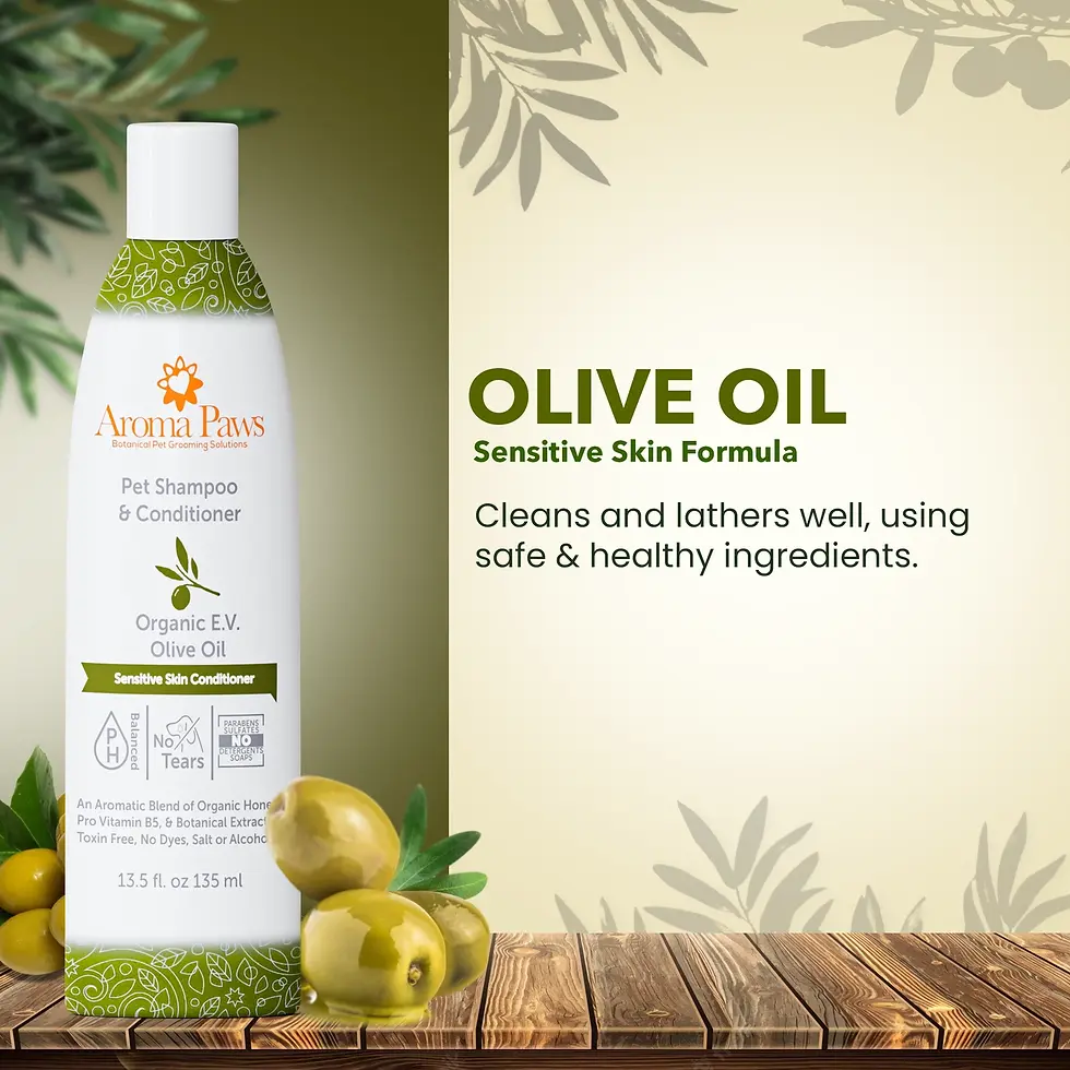 Thumbnail: Aroma Paws Organic Olive Oil Shampoo