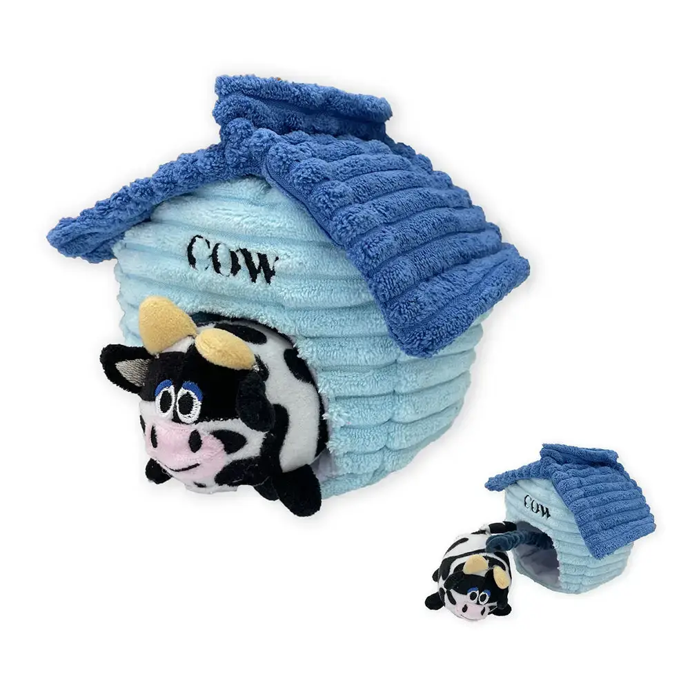 6 Inch Cubbiez Cow Dog Toy