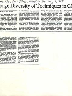 NY Times, January, 1985