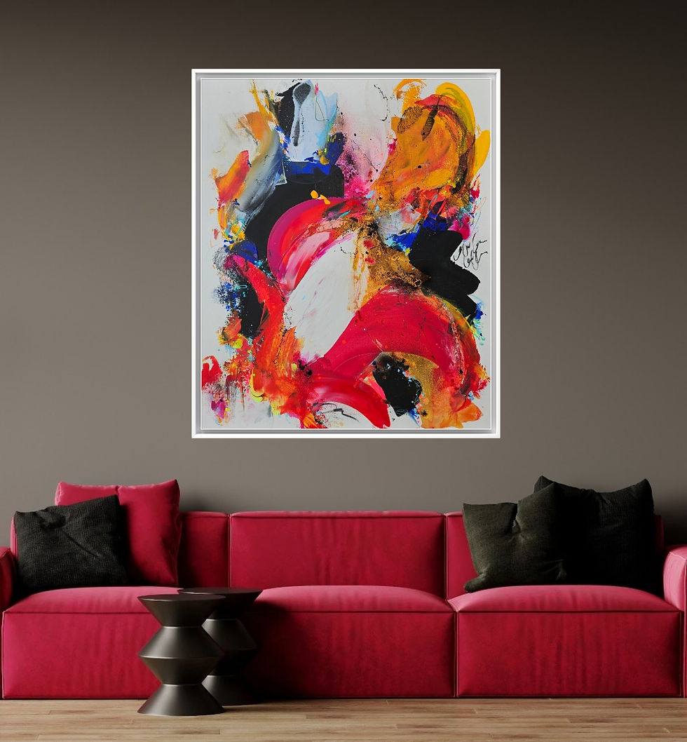Miniaturbild:  Acrylbild "Red Rain"