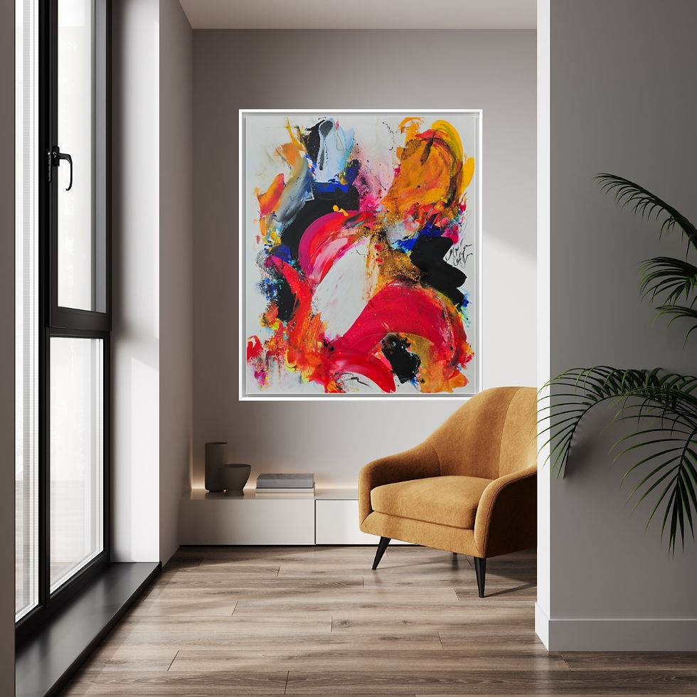 Miniaturbild:  Acrylbild "Red Rain"