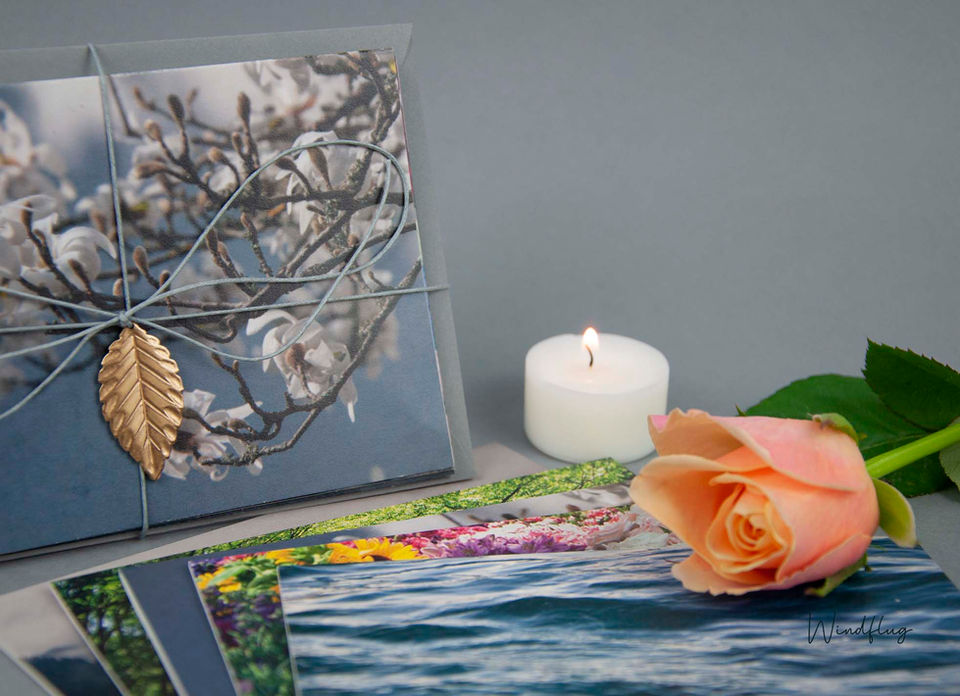 schöne Kondolenzkarten, Trauerkarten, Sterbekarten