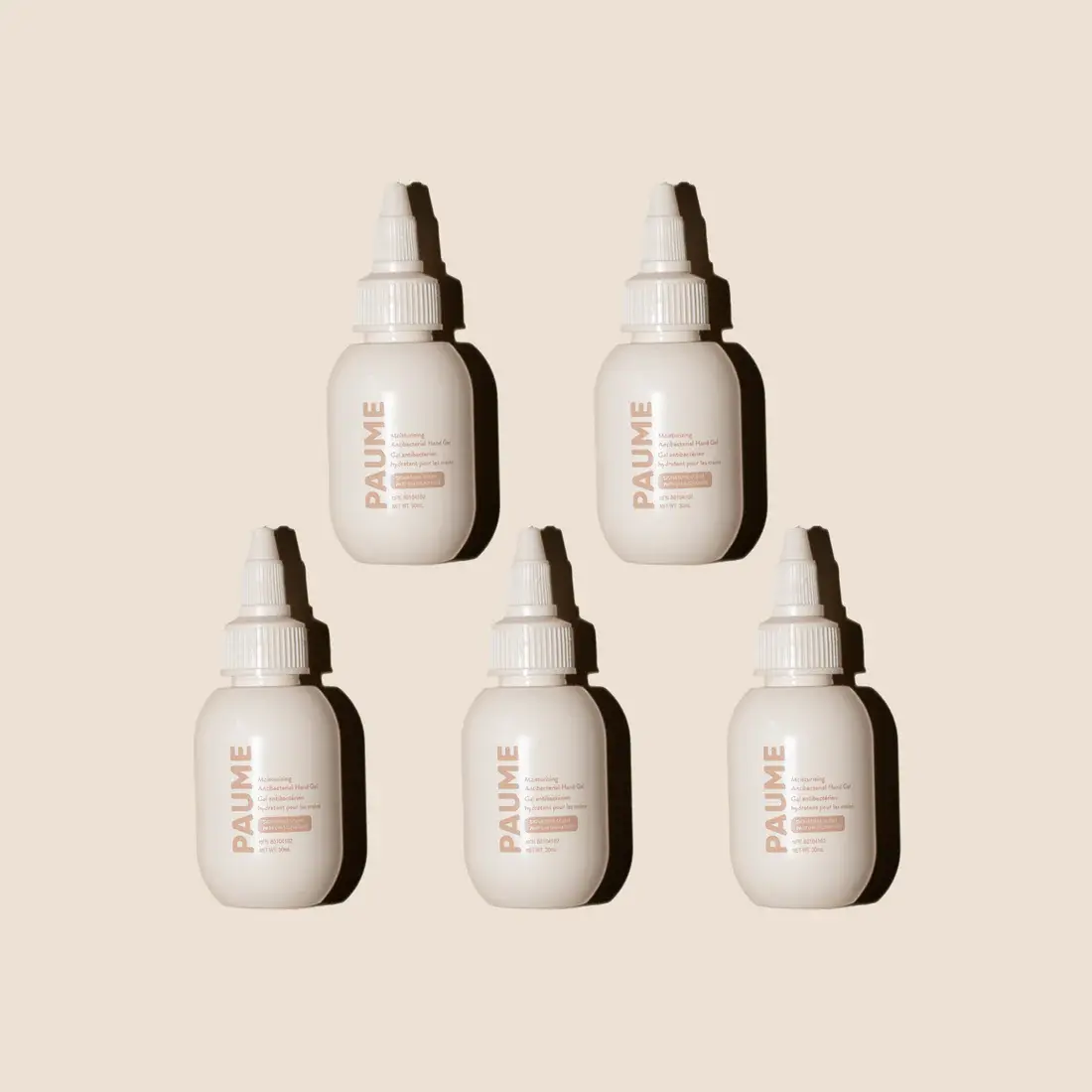 Mini Empty Antibacterial Hand Gel Bottles