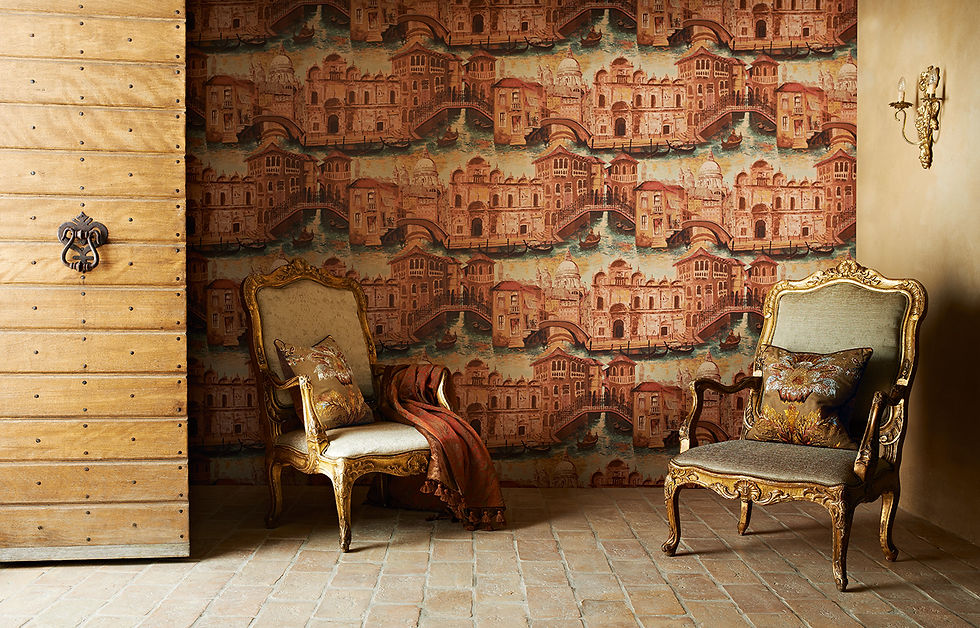 Zoffany Tespi "The Gondolier" wallpaper