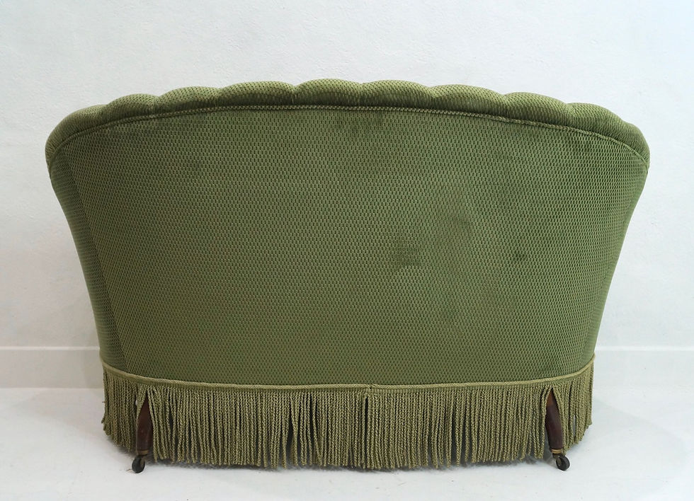 Thumbnail: An Antique French Napoleon III Buttoned Two Seater Sofa