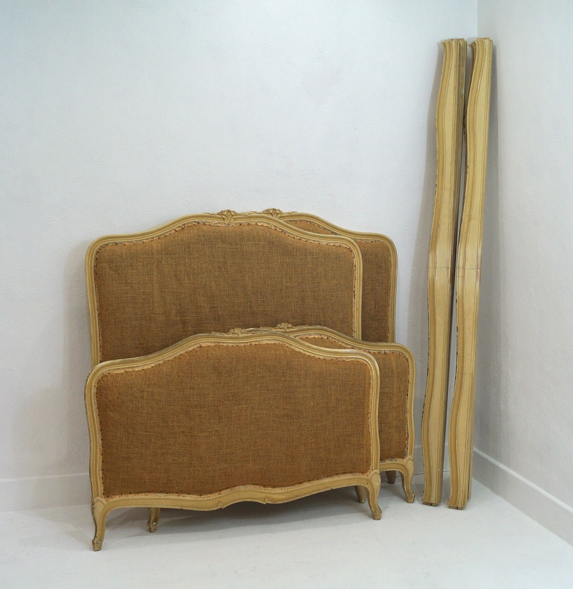 A Pair of Antique French Large Single Beds