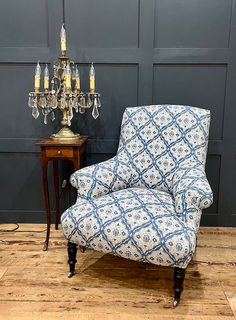 An Early 20th Century French Upholstered Armchair
