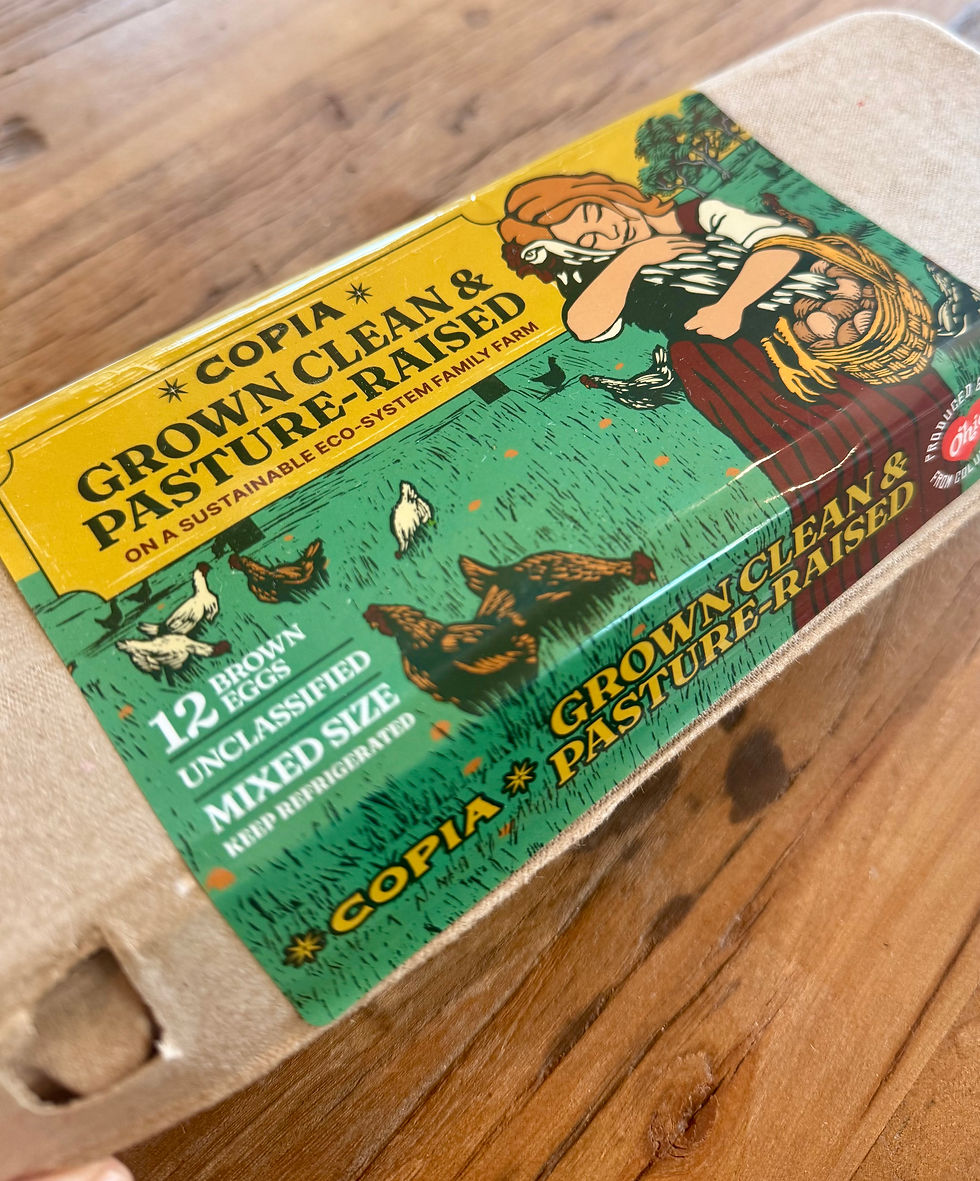 New! Fed Organic Eggs - Exclusive @ Copia Farm Store!