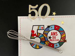 Les 50 ans du Biblio-Club, ça va être du gâteau !
