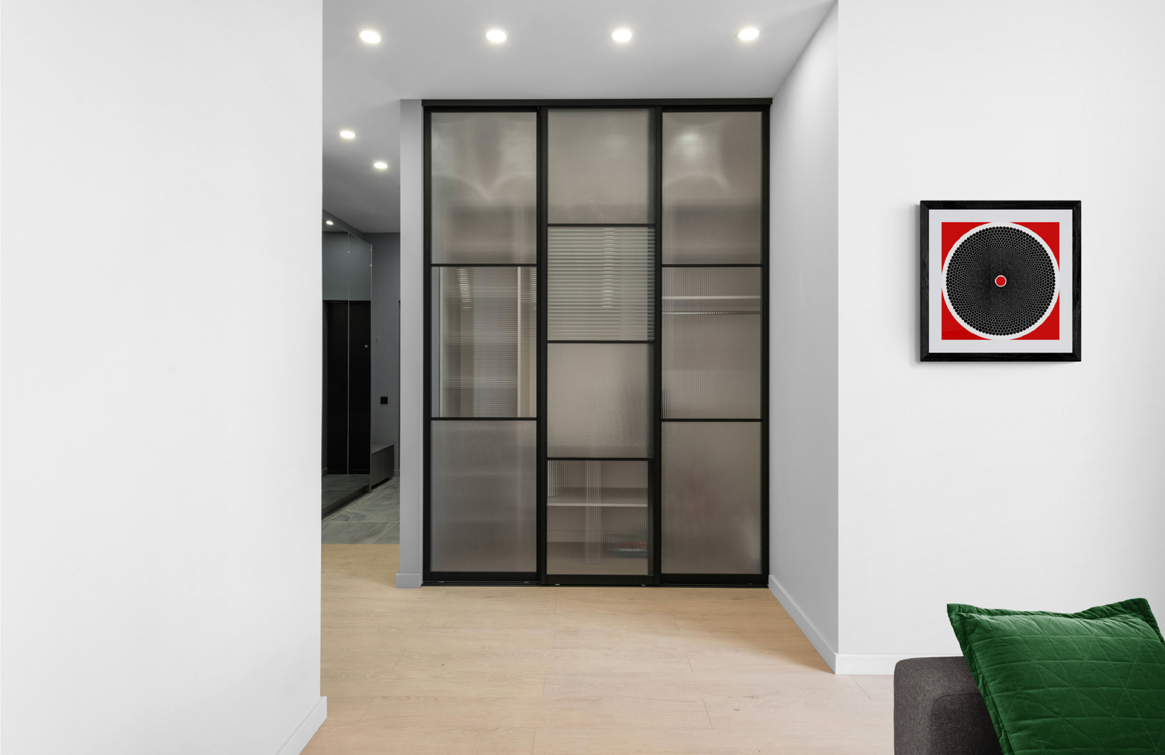 Breaking Through the Immensity of the Self II – Framed artwork displayed on white wall by Isabelle Gervasio