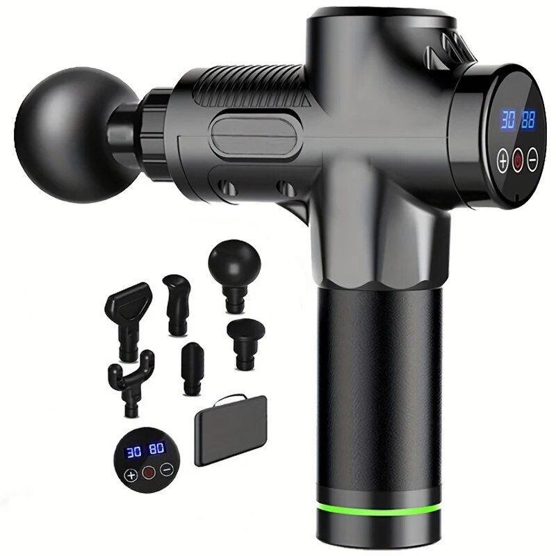 30 Level Massage Gun Fascia Deep Muscle Relax Body Neck Massager Electric Fitnes