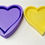Thumbnail: Silicone mould heart trinket dish/tray