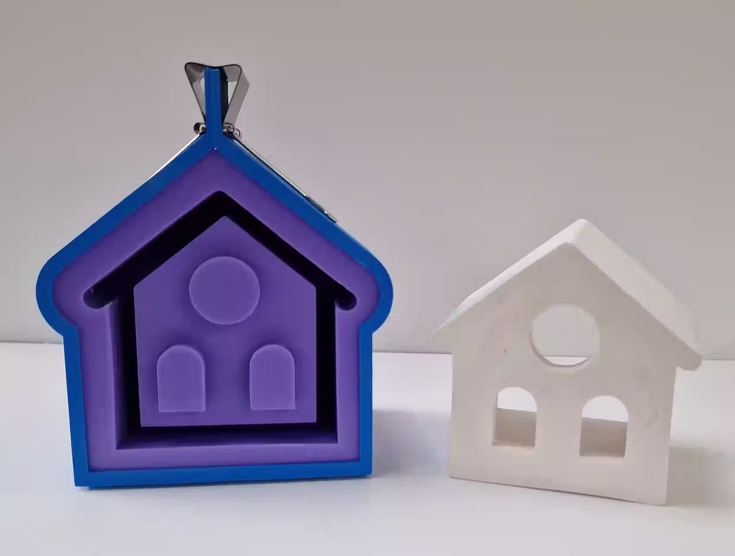Simple Tealight house silicone moulds