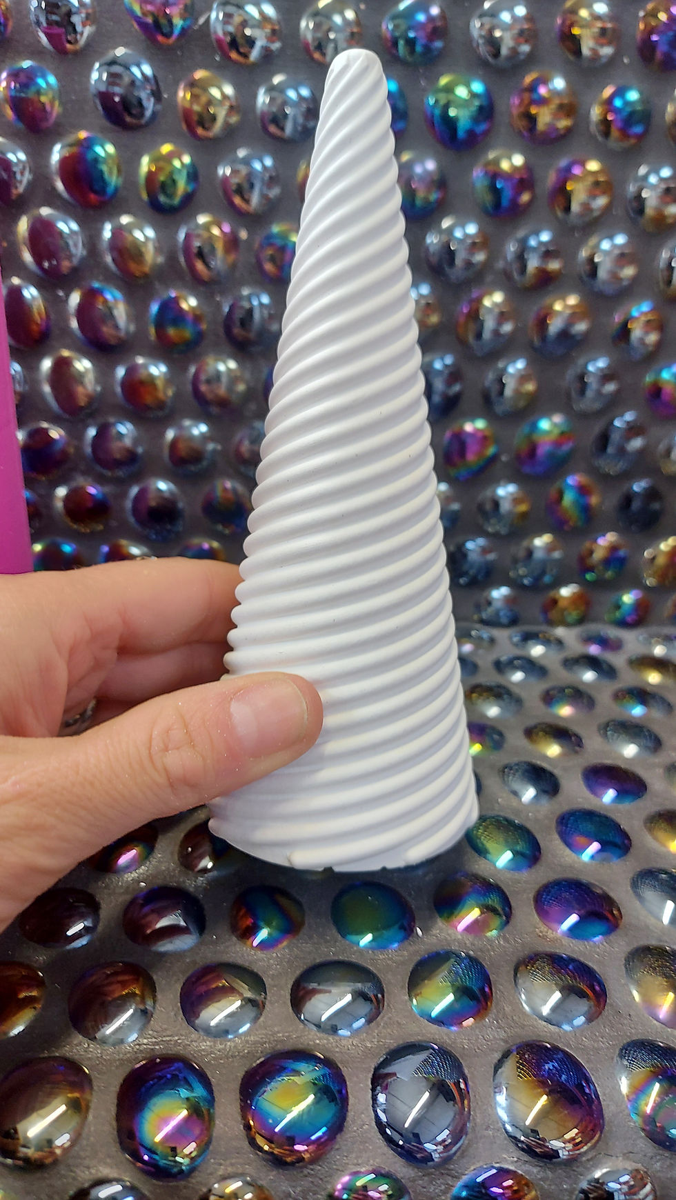 Thumbnail: 15cm spiral Nordic style tree mould, Christmas tree silicone mould