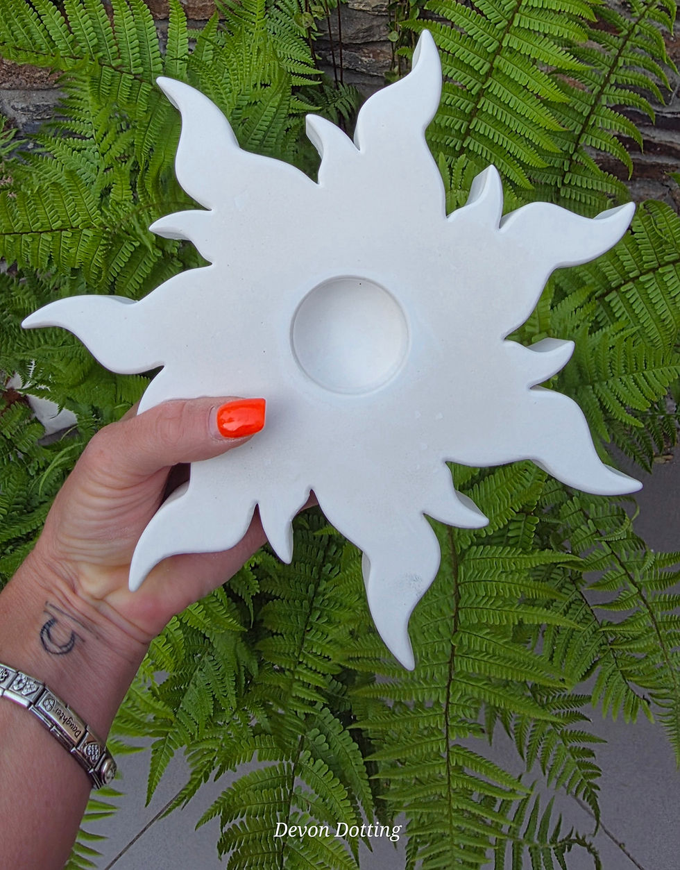 Miniaturebillede: Sun Tealight holder silicone mould