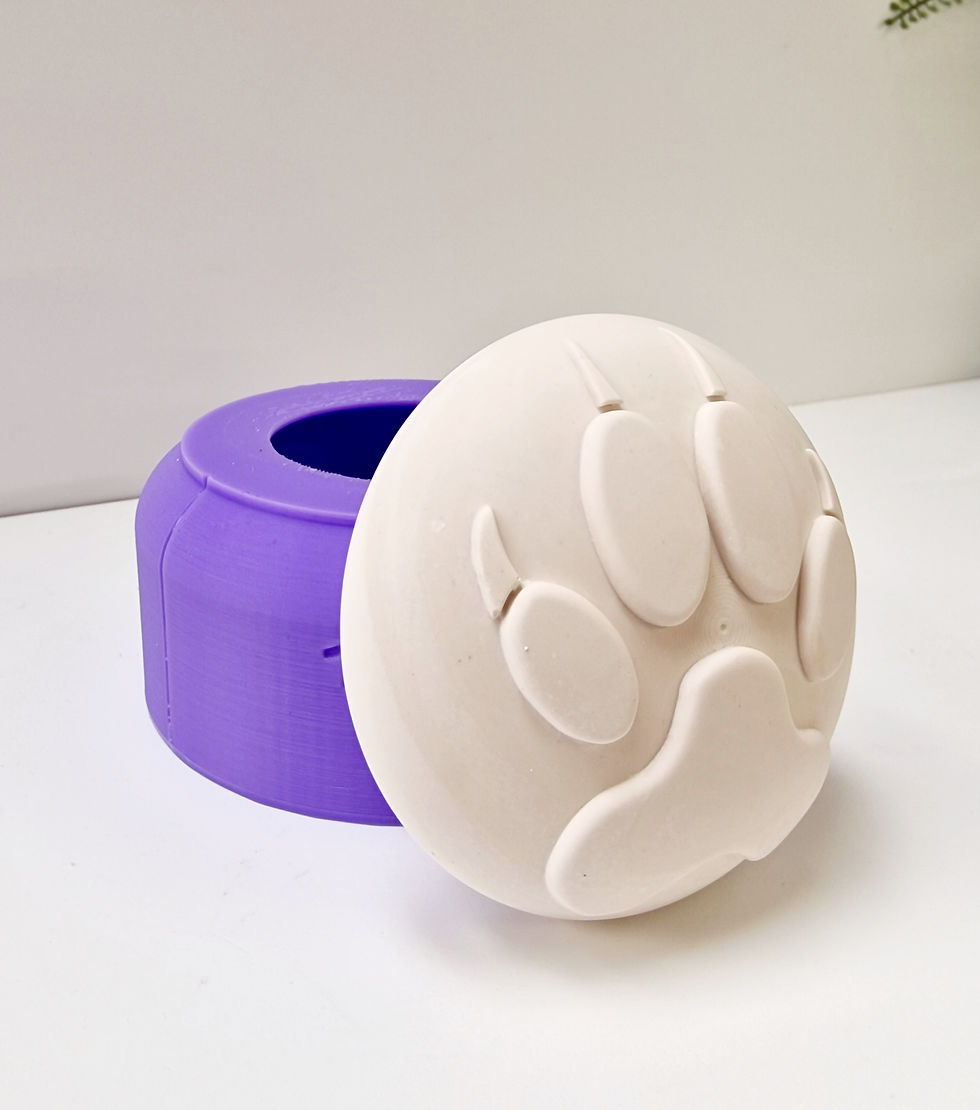 Миниатюра: 10cm Cat claw stone mould