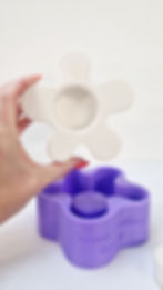 Miniaturbild: Daisy tea light holder mold 