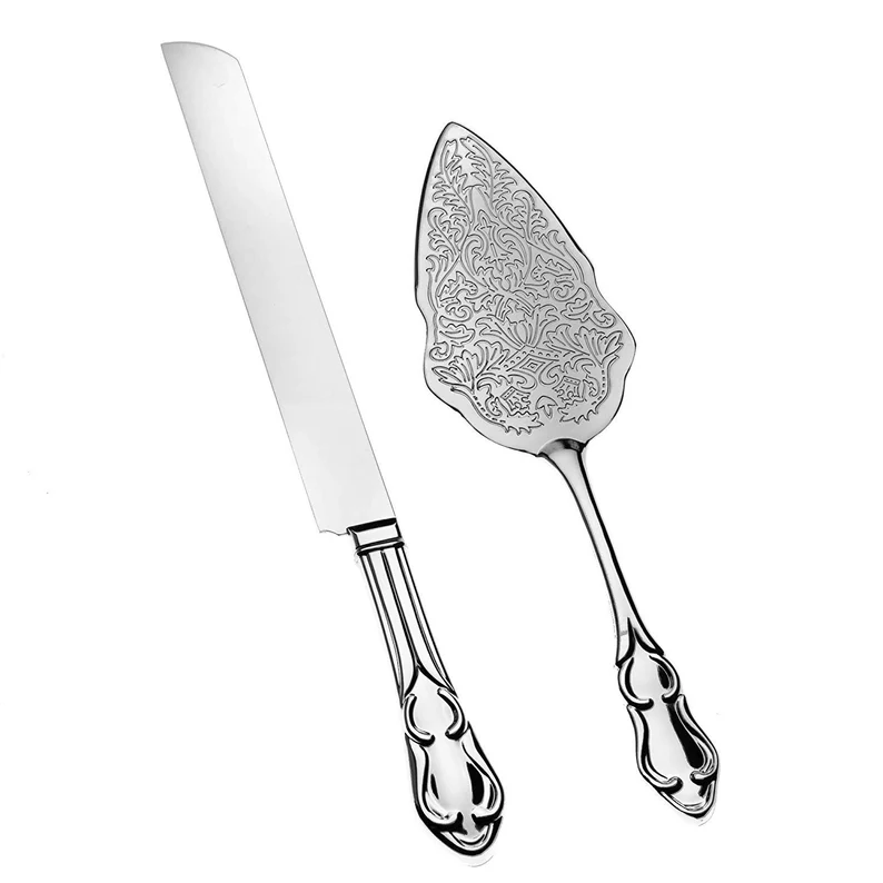 Silver Cake Knife and Lifter Set.webp