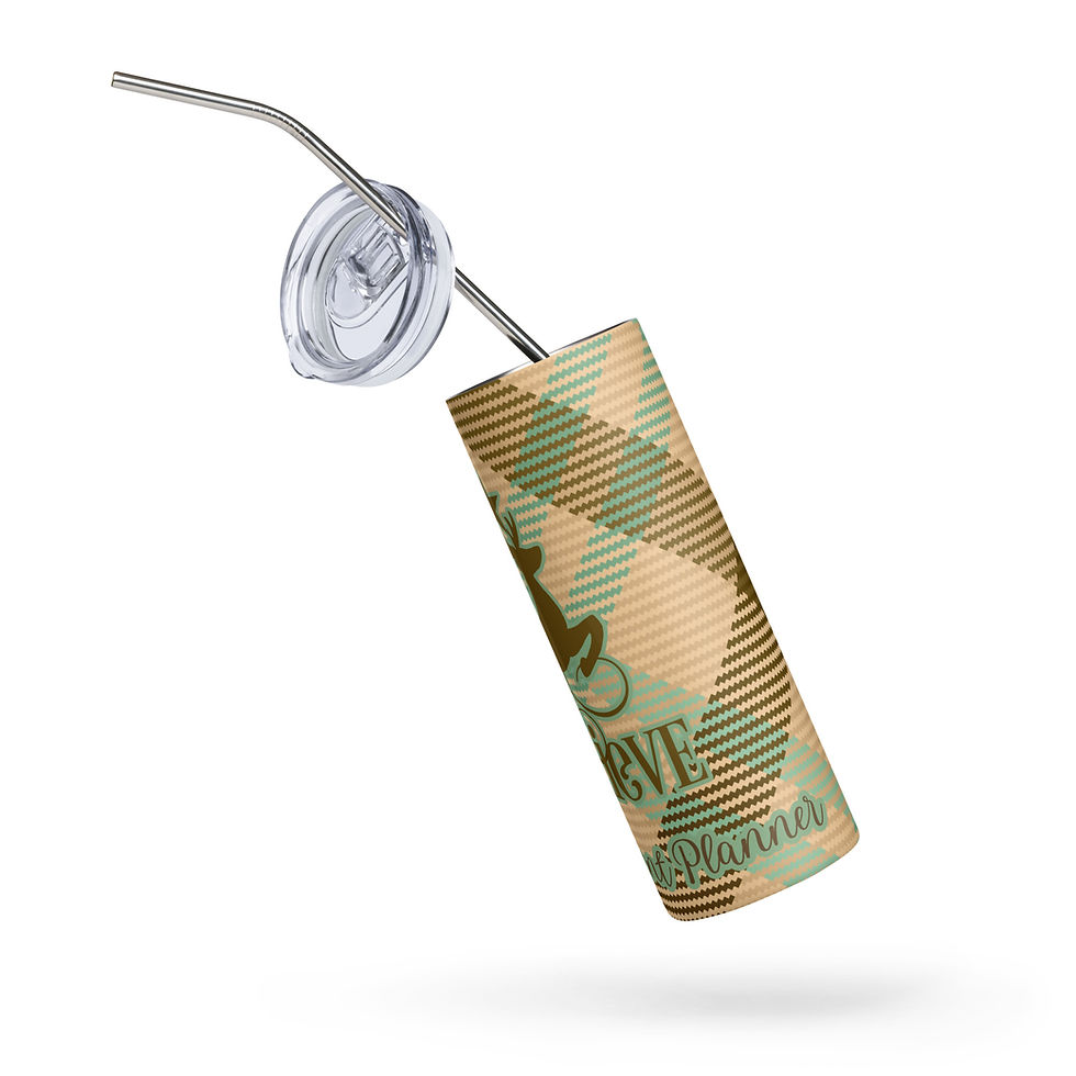 Thumbnail: Believe In Your Event Planner Stainless steel tumbler