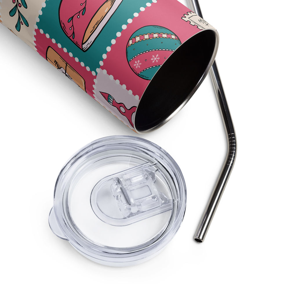 Thumbnail: Cozy Xmas Stainless steel tumbler