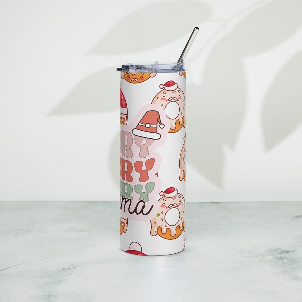 Thumbnail: Merry Merry Merry Mama Stainless steel tumbler