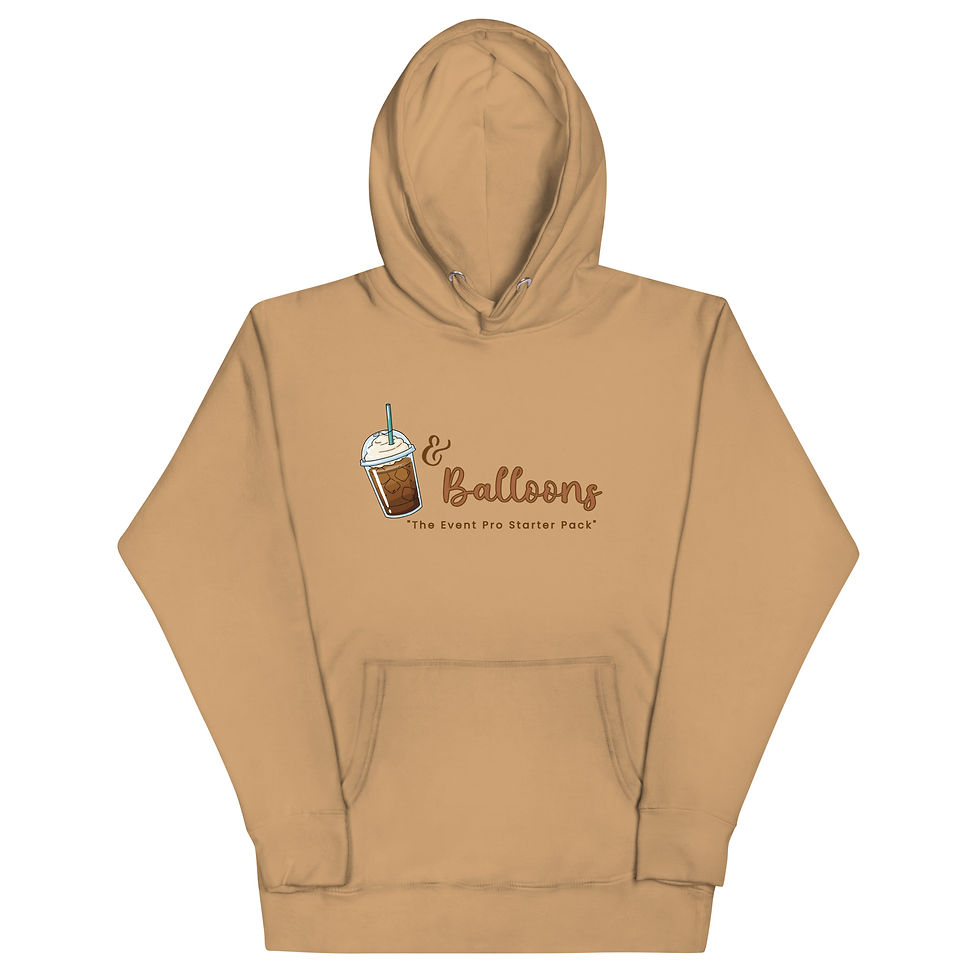 Thumbnail: Coffee & Balloons Unisex Hoodie