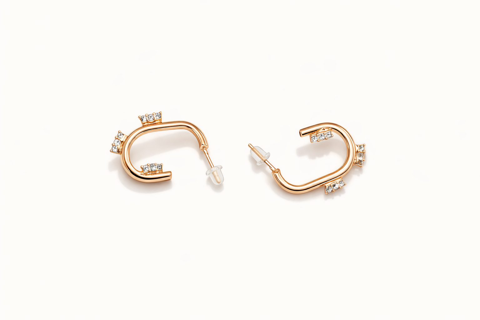 Studded Hoop Earrings