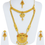 Thumbnail: Traditional Temple Jewellery Gold Plated Necklace & Choker Set