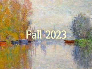 Fall 2023 Schedule