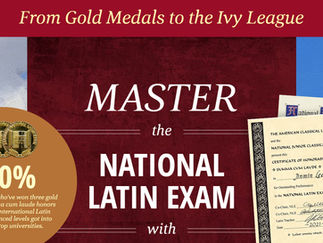 2026 National Latin Exam (NLE) + National Latin Vocabulary Exam (NLVE) Prep Course