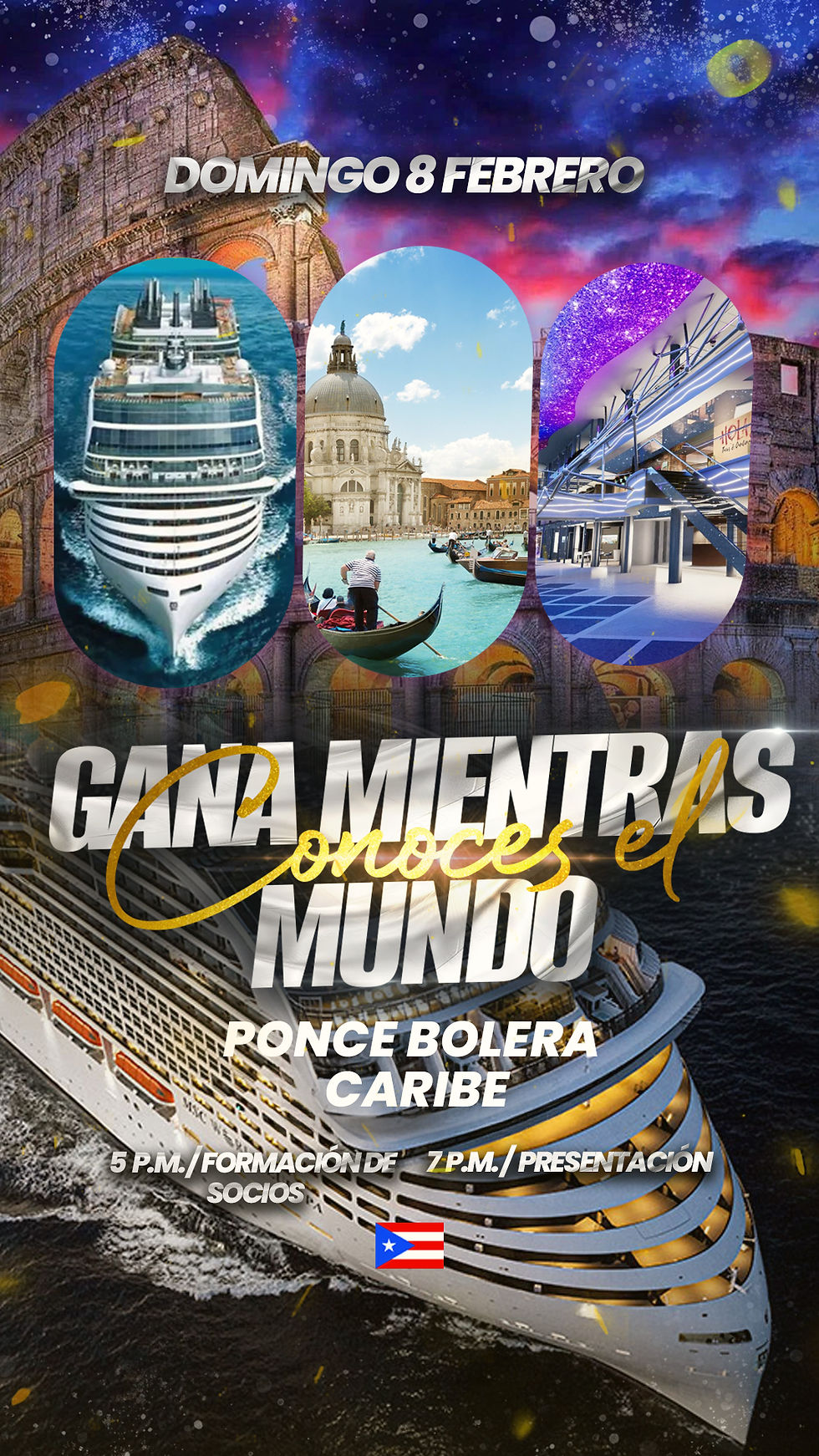 Evento Regional - Ponce Gana Dinero Viajando