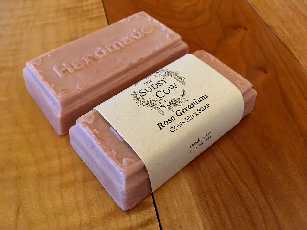 Thumbnail: Rose Geranium Cows Milk Soap