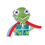Thumbnail: frog with present