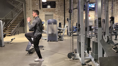 Injury Prevention Exercises for Ultimate Frisbee Players: Standing cable hip flexion