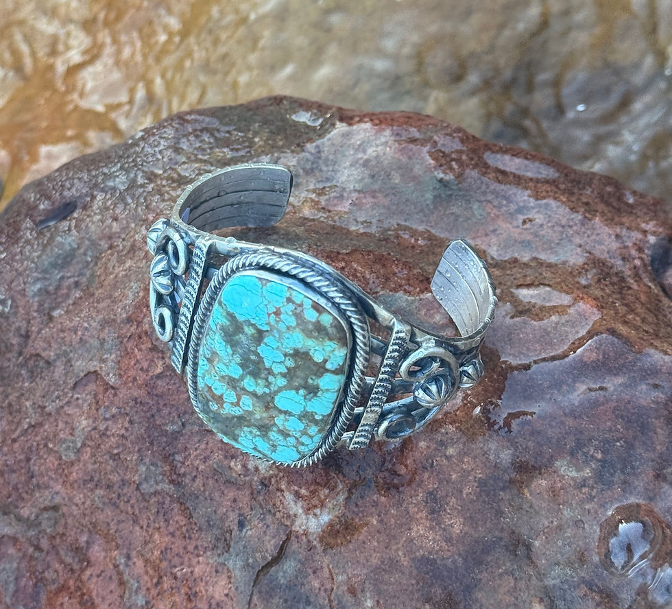 Thumbnail: #8 Turquoise Cuff Bracelet