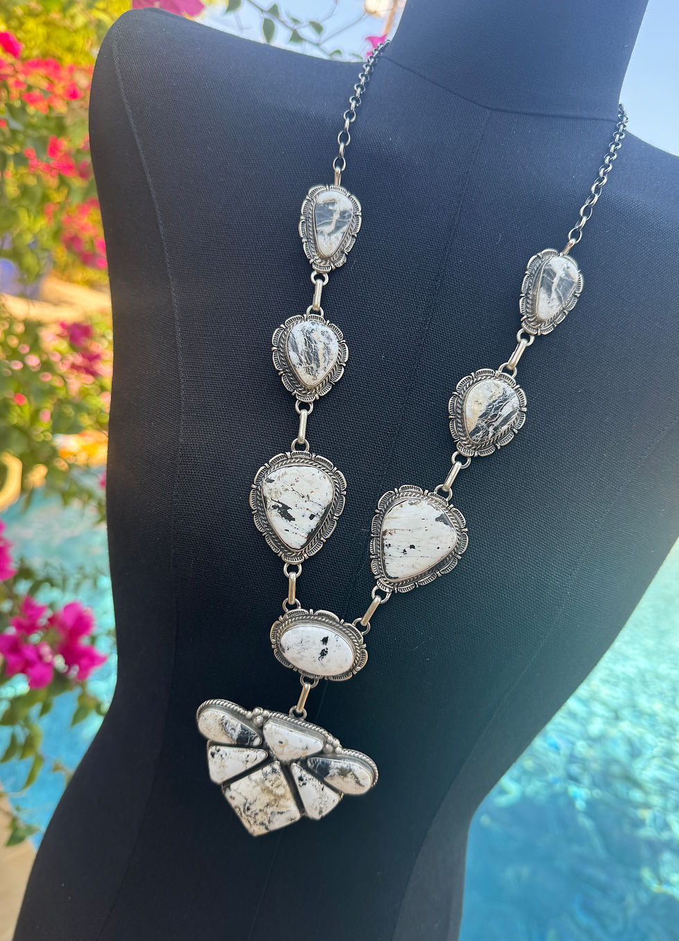 Thumbnail: White Buffalo Statement Necklace