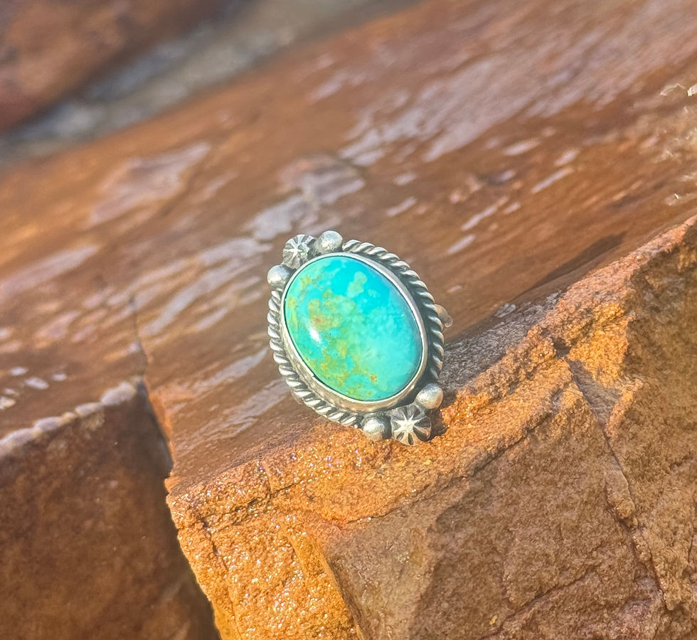 Thumbnail: Turquoise Oval Ring