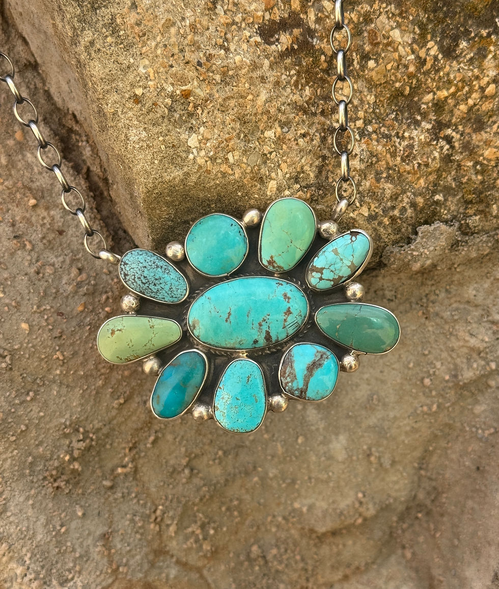 Thumbnail: Kingman Cluster Necklace