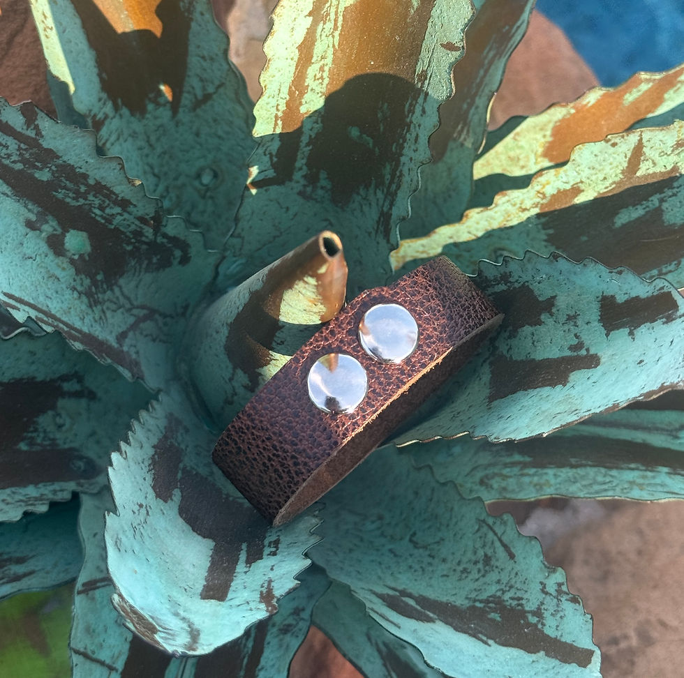 Thumbnail: Sonoran Gold Leather Bracelet