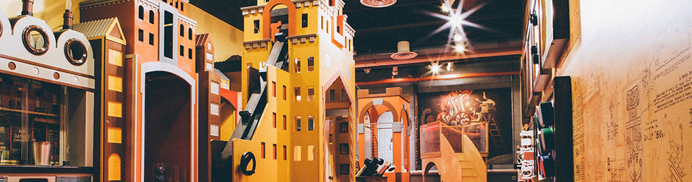 Mini-city in the Seattle Children’s Museum.