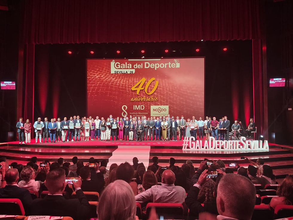 COLEF Andalucía, Ceuta y Melilla asiste a la Gala del Deporte de Sevilla 2026