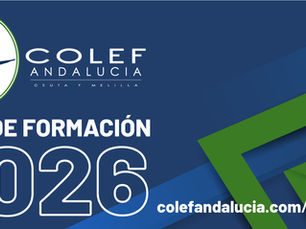 COLEF Andalucía retoma su Plan de Formación 2026 con nuevos webinars tras el verano