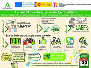 Publicadas bases de concesión de subvenciones para creación de Unidades Activas de Ejercicio Físico