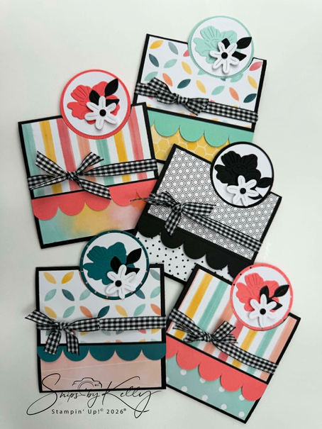 July Stamp It Up Bonus Kit: Ordinary Beautiful Life Circle Cards