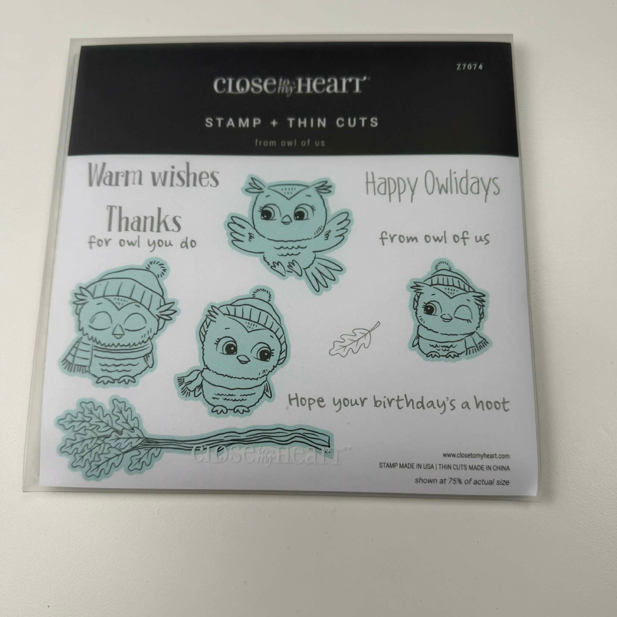 From Owl of Us Stamp & Thin Cuts