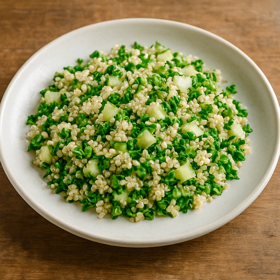 Quinoa Tabbouleh with Cucumber & Parsley